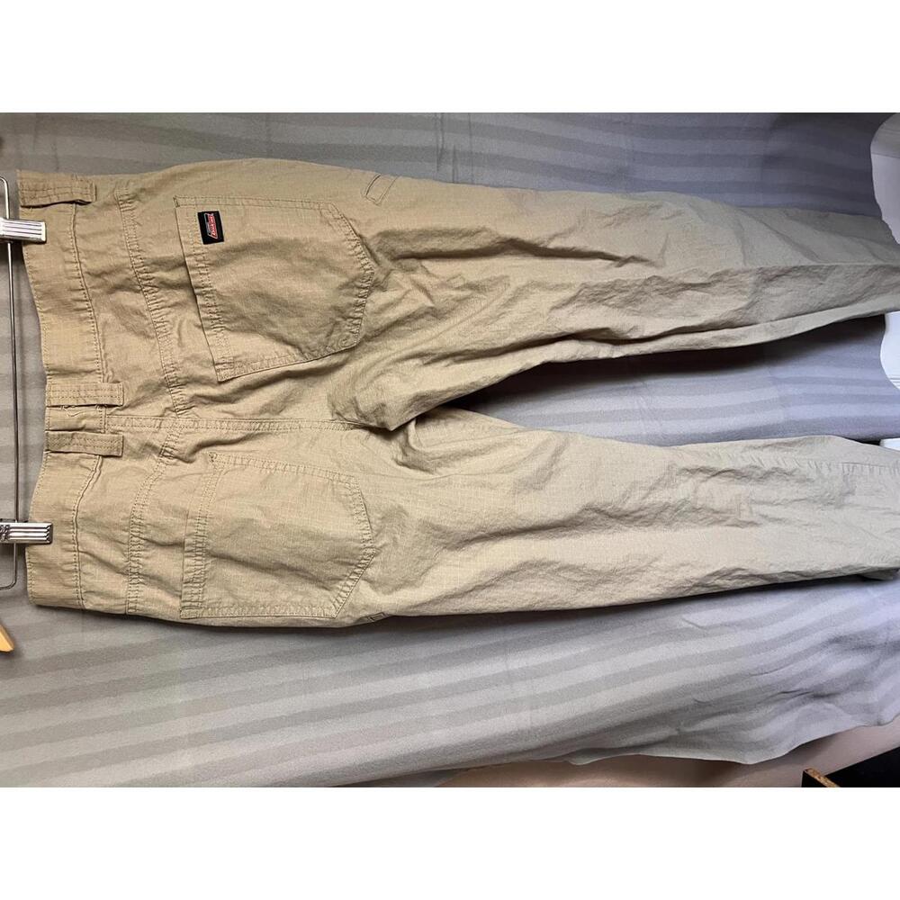 Dickies Men's Khaki Work Pants - Comfortable & Durable